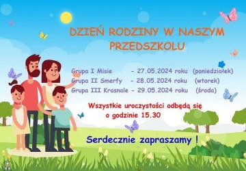 Dzień Rodziny w naszym przedszkolu