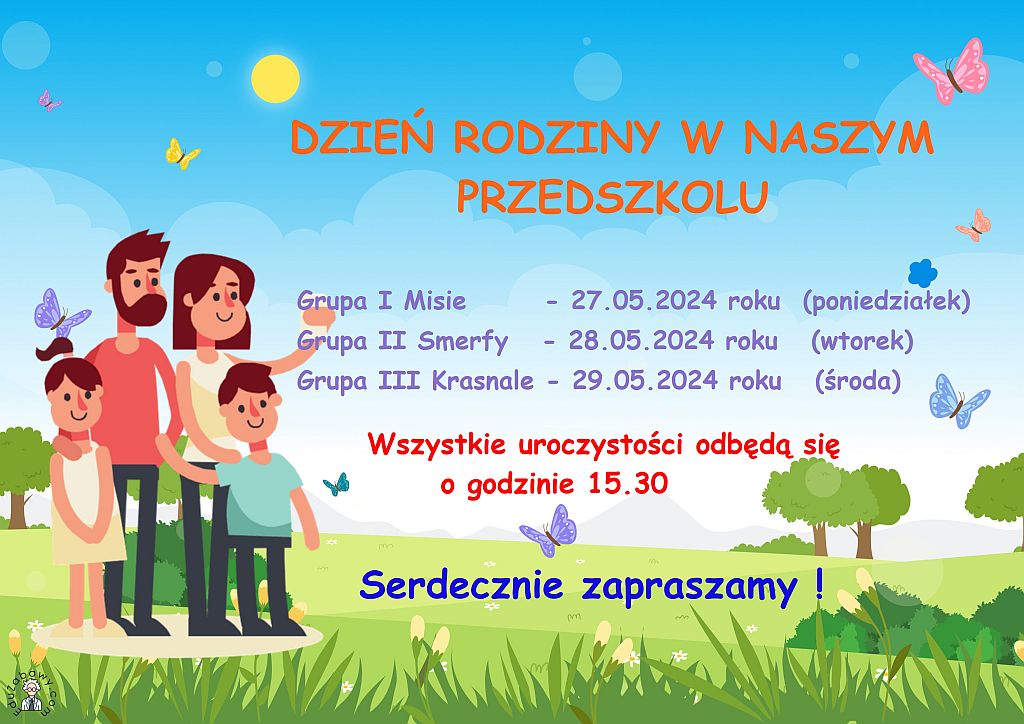 Dzień Rodziny w naszym przedszkolu