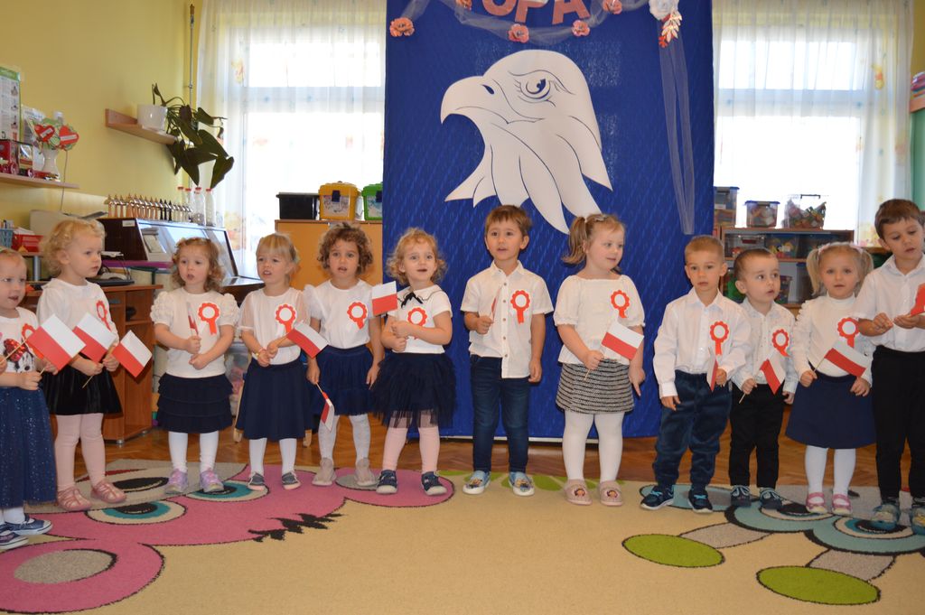 Uroczyste obchody Dnia Niepodległości w naszym przedszkolu