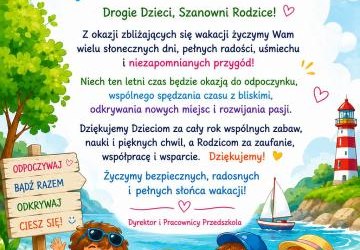 Życzenia wakacyjne!